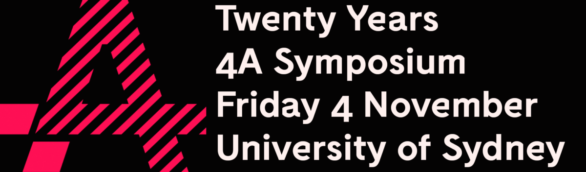 Twenty Years – 4A Symposium